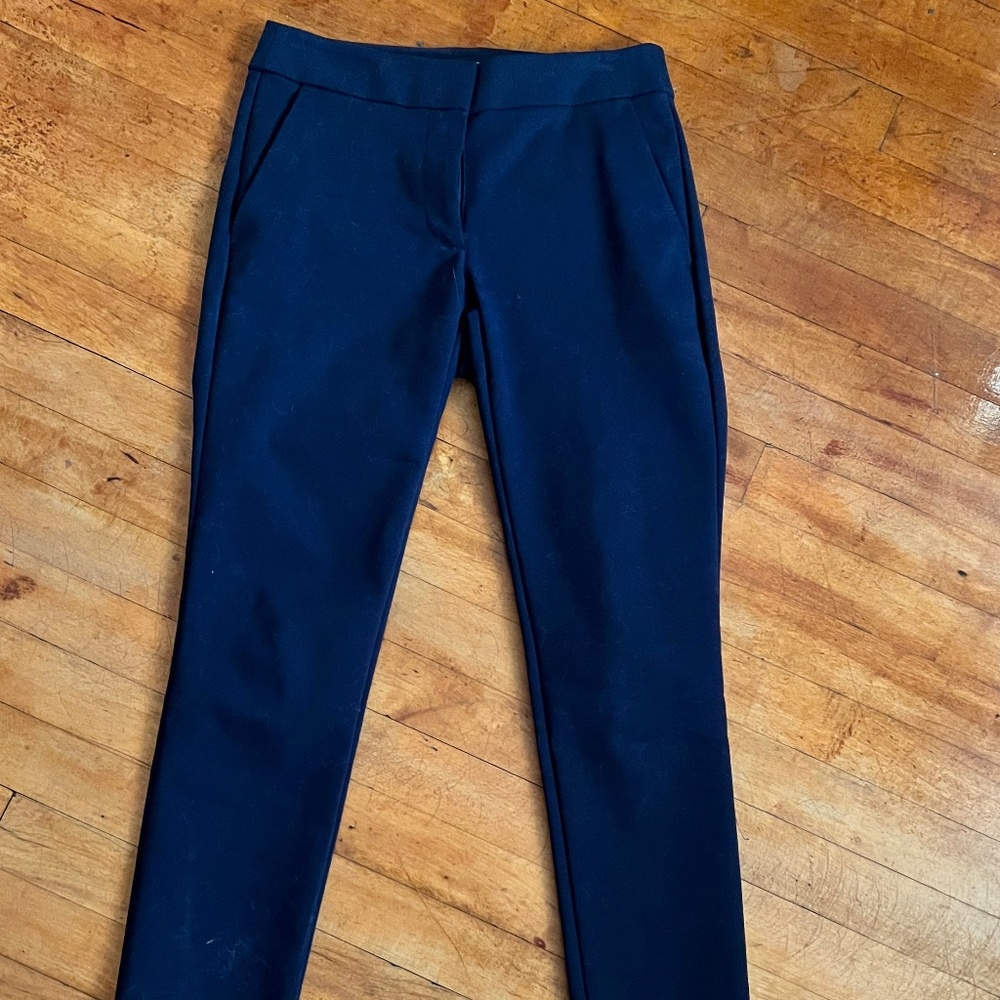 Loft Petites OOP Julie Straight Leg Suit Pants
